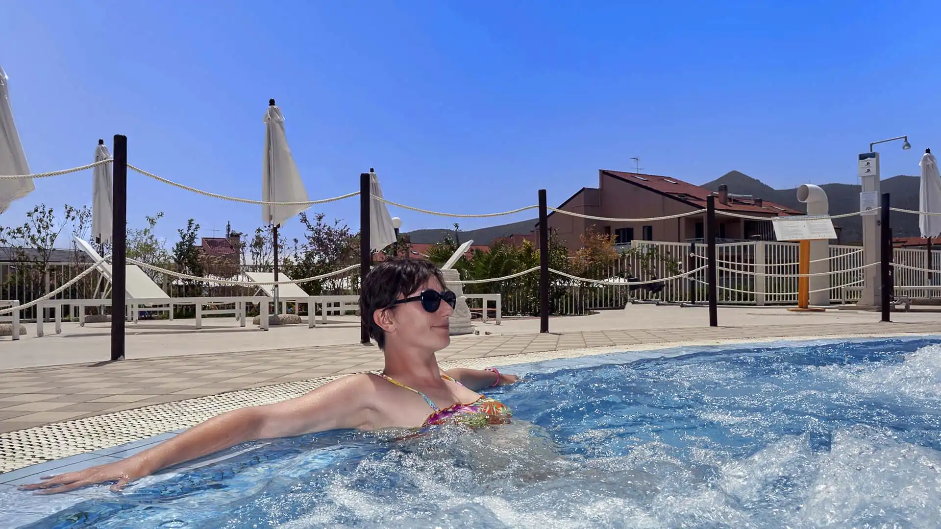 Idromassaggio in piscina